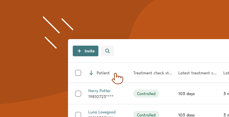 Coming soon – New patient list, log in and more!